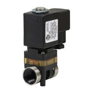 NITRA DVM-2BC3E-120A Solenoid Valve, 2-Way, 2-Position, N.C., Glass-Filled Nylon Body | CV8ETE