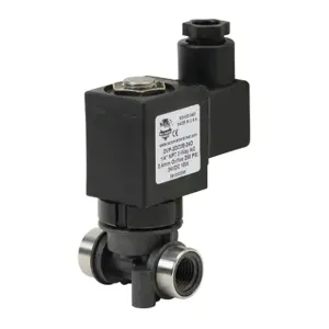 NITRA DVP-2DC2E-24D Solenoid Valve, 2-Way, 2-Position, N.C., Glass-Filled Nylon Body | CV8ETX