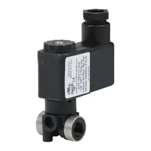 NITRA DVP-3BC1C-24A Solenoid Valve, 3-Way, 2-Position, N.C., Glass-Filled Nylon Body | CV8EUC