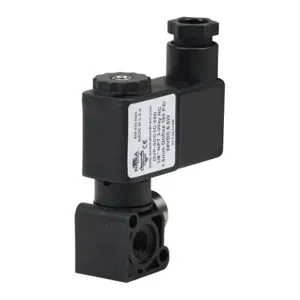 NITRA DVP-3CC1C-24D Solenoid Valve, 3-Way, 2-Position, N.C., Glass-Filled Nylon Body | CV8EUG