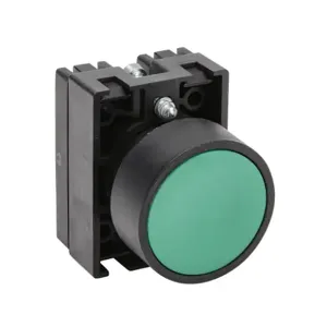 NITRA ECP3102 Pneumatic Pushbutton, IP65, 22mm, Momentary, Operator Only, Plastic Base, Plastic Bezel | CV7WFF