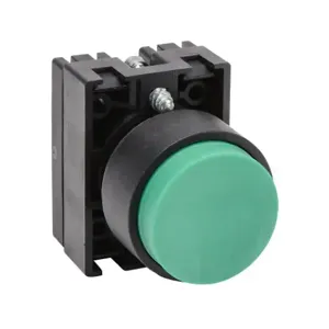 NITRA ECP3112 Pneumatic Pushbutton, IP65, 22mm, Momentary, Operator Only, Plastic Base, Plastic Bezel | CV7WFP