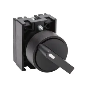 NITRA ECP3310 Pneumatic Selector Switch, IP65, 22mm, 2-Position, Spring Return From Right | CV8BCM