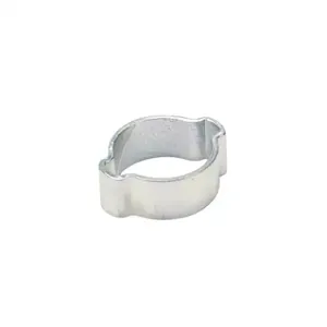 NITRA HC-14 Hose Clamp, 2-Ear, 0.425-0.512 Inch Dia., Plated Steel, Pack Of 10 | CV7QMD