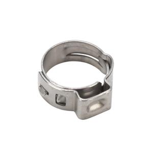 NITRA HCSS-316 Hose Clamp, Interlocking Ear, 0.346-0.413 Inch Dia., 304 Stainless Steel, Pack Of 10 | CV7QMN