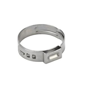 NITRA HCSS-58 Hose Clamp, Interlocking Ear, 0.823-0.949 Inch Dia., 304 Stainless Steel, Pack Of 10 | CV7QMT