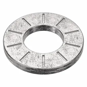 NORD-LOCK 1574 Wedge Lock Washer, 254 Smo Stainless Steel, 3/8 Inch Size, 0.08 Inch Thickness, 6PK | CG8YEY 12W499