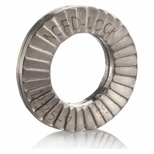 NORD-LOCK 2745 Wedge Lock Washer, 316 Stainless Steel, 1-1/8 Inch Size, 0.27 Inch Thickness, 25PK | CG8YHX 5UTD6