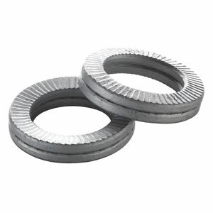 NORD-LOCK 2618 Spring Lock Washer, Carbon Steel, M6 Size, 1.77mm Thickness, Carbon Steel Type, 200PK | CG8YGT 405D98