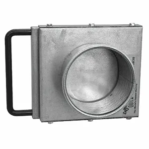 NORDFAB 8010004639 NFMES Manual Blastgate 8 Diameter Steel | AH2LKD 3241-0800-100000 / 29RP04