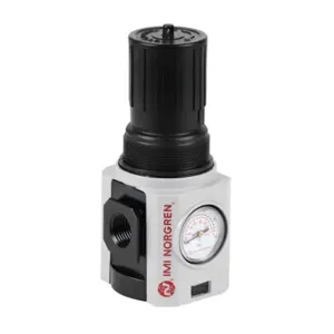 NORGREN R84G-4AK-RMG Pneumatic Regulator, 1/2 Inch Female Npt Inlet, 1/2 Inch Female Npt Outlet | CV6VNF