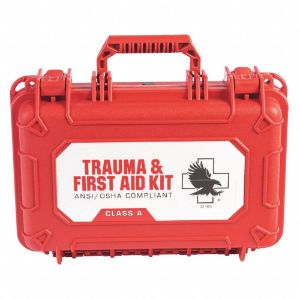 NORTH AMERICAN 80-1033 Trauma and First Aid Kit, 77 Component | CE9DFN 55MW69