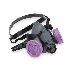 NORTH BY HONEYWELL 550030L Halbmasken-Atemschutzmaske, ohne Patronen, Elastomer, Größe L | CJ2JRX 4GL91