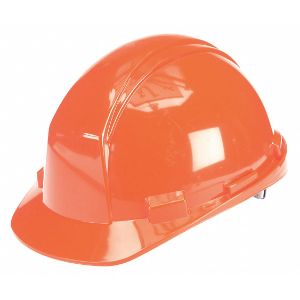 NORTH BY HONEYWELL A89R030000 Hard Hat Front Brim Slotted 4 Ratchet Orange | AB7YPY 24M977
