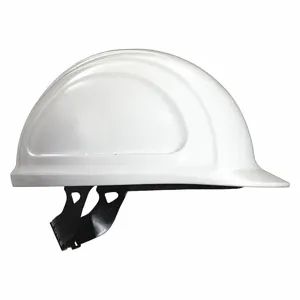 NORTH BY HONEYWELL N10010000 Hard Hat, Front Brim Head Protection, Type 1, Class E, White | CJ2KHZ 49ZY82