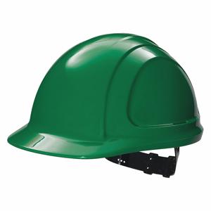 NORTH BY HONEYWELL N10040000 Hard Hat, Front Brim Head Protection, Type 1, Class E, Green | CJ2KJH 49ZY85