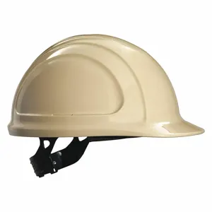 NORTH BY HONEYWELL N10100000 Hard Hat, Front Brim Head Protection, Type 1, Class E, Tan | CJ2KHP 49ZY90