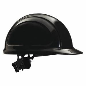NORTH BY HONEYWELL N10R110000 Hard Hat, Front Brim Head Protection, Type 1, Class E, Black | CJ2KHV 49ZZ09