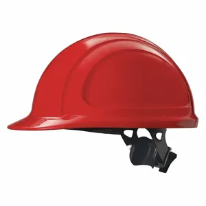 NORTH BY HONEYWELL N10R150000 Hard Hat, Front Brim Head Protection, Type 1, Class E, Red | CJ2KJL 49ZZ12