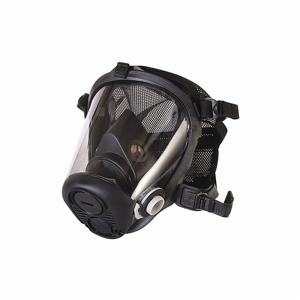 NORTH BY HONEYWELL RU65002L Full Face Respirator, Silicone, Hook And Loop, Threaded, L Size, Nylon/Polyester | CJ2GNE 45VH94