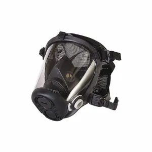 NORTH BY HONEYWELL RU65002S Full Face Respirator, Silicone, Hook And Loop, Threaded, S Size, Nylon/Polyester | CJ2GND 45VH95