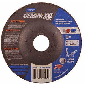 NORTON ABRASIVES 66252842038 Aluminium Oxide Depressed Center Wheels, 7/8 Inch Arbor, 12, 225 Max. RPM | CD2KZB 45PL23