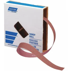 NORTON ABRASIVES 66261058716 Utility Cloth Roll, Coarse Aluminium Oxide, 150 Feet L x 1 Inch W, 40 Grit | CD3LUV 436F45