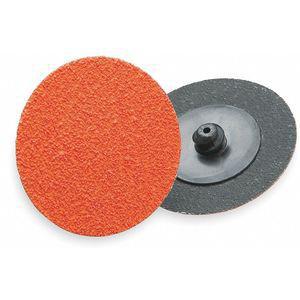 NORTON ABRASIVES 66261162330 Coated Quick Change Disc, TR Roll-On/Off Type 3, Coarse, Ceramic, 25 Pk | CD3HLR 1PYJ4