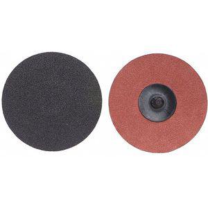 NORTON ABRASIVES 66623319009 2 Inch Coated Quick Change Disc, TR Roll-On/Off Type 3, 80, Coarse, 100 Pk | CD2HGQ 39UW17