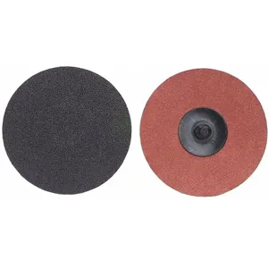 NORTON ABRASIVES 66623319027 Quick Change Disc, 3 Inch Dia., Coated, Extra Coarse, Aluminium Oxide, 50 Pk | CD3TVQ 39UW43