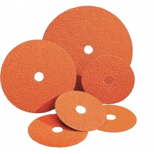 NORTON ABRASIVES 69957398010 7 Inch Coated Fiber Disc, 7/8 Inch Hole Size, 24 Grit Ceramic, 25 Pk | CD2EYW 2KMR3