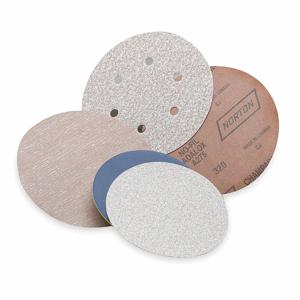NORTON ABRASIVES 07660701811 PSA Sanding Disc, Medium, 150 Abrasive Grit, Aluminum Oxide, 8 Hole, Paper, 5Pk | CJ3CAB 1TDE2