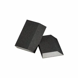 NORTON ABRASIVES 07660702285 Angled Sanding Sponge, Aluminum Oxide, 4.875 Inch Length, 2.875 Inch Width, 24Pk | CH9PHB 33GN51