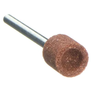 NORTON ABRASIVES 61463624481 Vitrified Mounted Point, 3/8 Inch Dia., Medium, Aluminum Oxide, 60 Grit | CJ3TJZ 2D861