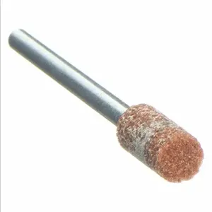 NORTON ABRASIVES 61463624504 Vitrified Mounted Point, 1/4 Inch Dia, 1/2 Inch Size Medium, Aluminum Oxide, 60 Grit | CN2RGJ 61463624505 / 2D873