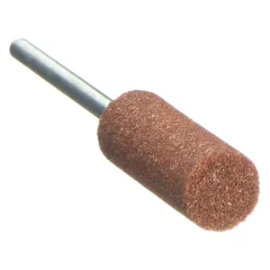 NORTON ABRASIVES 61463624519 Vitrified Mounted Point, 3/8 Inch Dia., Medium, Aluminum Oxide, 60 Grit | CJ3TKN 2D878