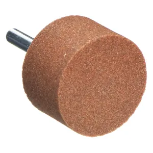 NORTON ABRASIVES 61463624587 Vitrified Mounted Point, 1 1/2 Inch Dia., Medium, Aluminum Oxide, 60 Grit | CJ3TKQ 2D904