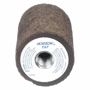 NORTON ABRASIVES 61463644224 Square Tip Grinding Plug, 1 1/2 Inch Cone Dia, 2 1/2 Inch Cone Length | CJ3MUC 1PYL9