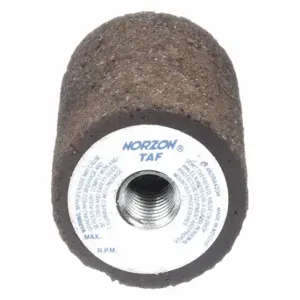 NORTON ABRASIVES 61463644234 Square Tip Grinding Plug, 2 Inch Grinding Cone Dia, 3 Inch Grinding Cone | CV4QER 1PYN5