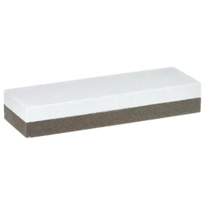 NORTON ABRASIVES 61463685700 Combination Grit Sharpening Stone, Aluminum Oxide, Coarse/Extra Fine, 6 Inch Length | CH9WQW 4F756