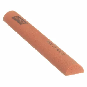 NORTON ABRASIVES 61463686380 Sharpening File, Fine, Aluminum Oxide, 4 Inch Length, 3/8 Inch Height, Half Round | CJ3HTR 4B116