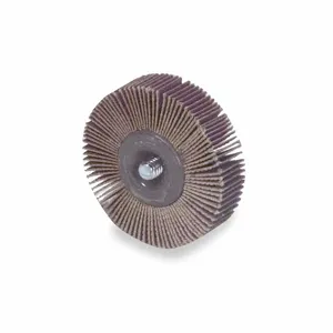 NORTON ABRASIVES 63642502638 Mounted Flap Wheel, Coarse, Coated, 1-5/8 Inch Size, 1/4 Inch Shank Size | CJ2WHB 3WJ19