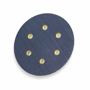 NORTON ABRASIVES 63642506146 Disc Backup Pad, 6 Inch Dia., Threaded ShaFt. Length, 15000 RPM Max. Speed, Medium | CJ2AEW 3WK95