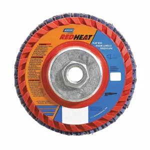 NORTON ABRASIVES 63642536152 Flap Disc 7 Inch x 80 Grit 5/8-11 | AB7RRQ 23Z533