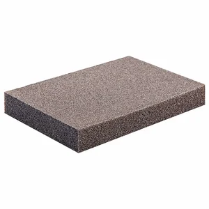 NORTON ABRASIVES 63642536313 Sanding Sponge, Fine, 100, Aluminum Oxide, 4 Inch Length, 2.75 Inch Width | CJ3GNY 2KNA9