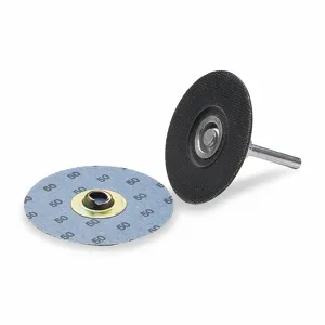 NORTON ABRASIVES 63642543205 Backup Pad 2 Inch Diameter Turnon/off 1/4 Shaft | AD2YEW 3WK71