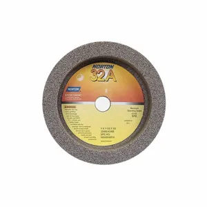 NORTON ABRASIVES 66243530218 Straight Cup Grinding Wheel, 4 Inch Dia., 1 1/2 Inch Thickness, Aluminum Oxide, 5Pk | CJ3NHY 1CUL4