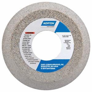 NORTON ABRASIVES 66243530361 Flaring Cup Grinding Wheel, 4 Inch Wheel Dia., 1 1/2 Inch Thick, Aluminum Oxide, 5Pk | CJ2FGX 1CUV4