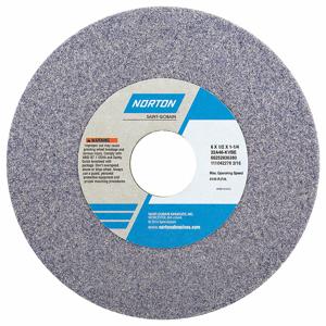 NORTON ABRASIVES 66252836380 Straight Grinding Wheel, 6 Inch Dia., 1 1/4 Inch Hole Size, Type 1, 5Pk | CJ3NPV 1CUK4