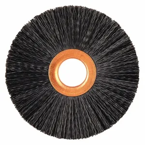 NORTON ABRASIVES 66252838842 Wire Wheel Brush, 3 Inch Brush Dia., 3 Inch Wire Dia., Abrasive Nylon | CJ3VFW 416N11